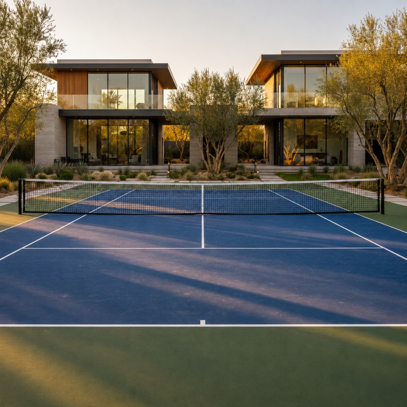 Tennis court restoration